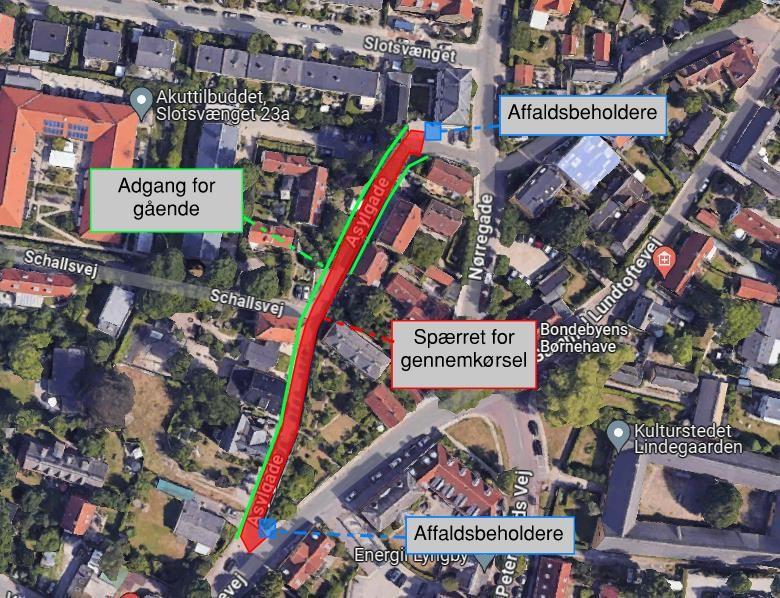 Fjernvarmeudrulning på Asylgade og naboveje - opstart primo september 2024.