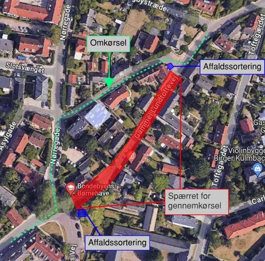 Fjernvarmeudrulning på Gammel Lundtoftevej - opstart ultimo august 2024.